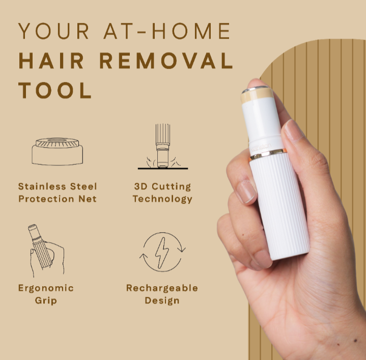 CrystalSmooth Facial Trimmer ✨